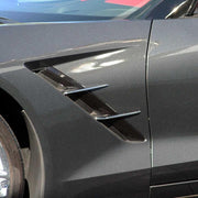 C7 Corvette Stingray Retro Style Side Spears 4Pc Chrome,Exterior