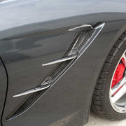 C7 Corvette Stingray Retro Style Side Spears 4Pc Chrome,Exterior