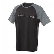 C7 Corvette Stingray Reverse-Mesh Tee : Black, Gray,Apparel