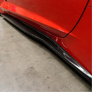 C7 Corvette Stingray Side Rocker Extensions - Carbon Fiber,Exterior