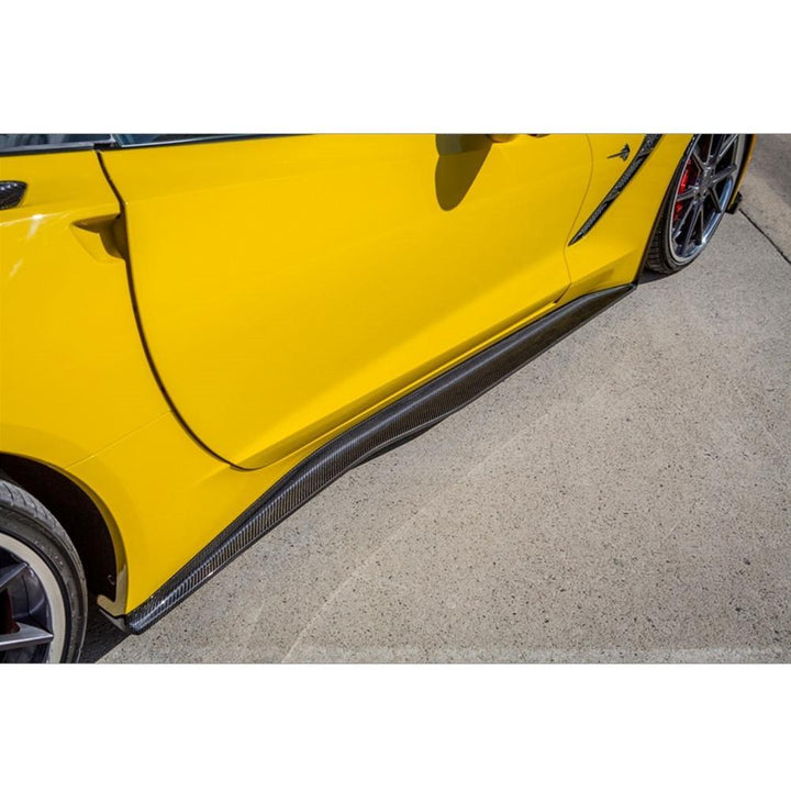C7 Corvette Stingray Side Skirts - Carbon Fiber,Exterior