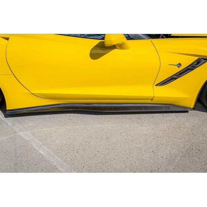 C7 Corvette Stingray Side Skirts - Carbon Fiber,Exterior