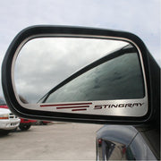 C7 Corvette Stingray Side View Mirror with "STINGRAY" Script 2Pc : Standard Mirror,0