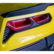 C7 Corvette Stingray Tailight Bezels - Carbon Fiber,Lighting