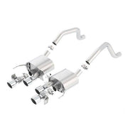 C7 Corvette Z06 Exhaust - Borla ATAK Axle-Back w/NPP : Quad 4.25" Round Tips,Exhaust