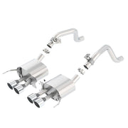 C7 Corvette Z06 Exhaust - Borla S-Type Axle-Back w/out NPP : Quad 4.25" Round Tips,Exhaust