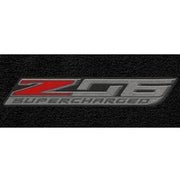 C7 Corvette Z06 Floor Mats - Lloyds Mats- Z06 Supercharged Logo,Interior