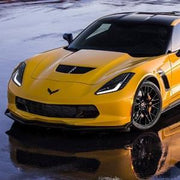 C7 Corvette Z06 Front Grille - Carbon Flash,Exterior