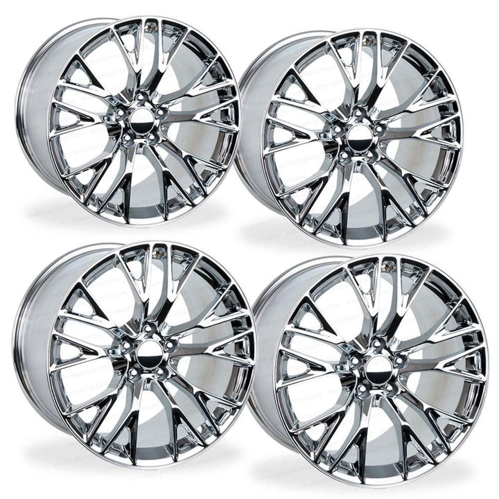 C7 Corvette Z06 Style Reproduction Wheels (Set) : Chrome,Wheels & Tires