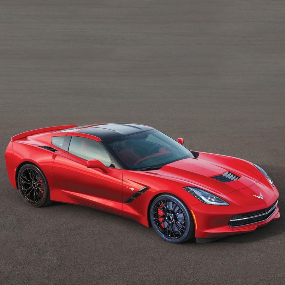 C7 Corvette Z06 Style Reproduction Wheels (Set) : Gloss Black,Wheels & Tires