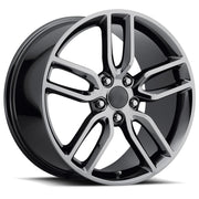 C7 Corvette Z51 Style Reproduction Wheels : Black Chrome,Wheels & Tires