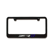 C7 CORVETTE ZR1 BLACK LICENSE PLATE FRAME,License Plate Frames