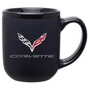 C7 Logo Corvette Modelo Coffee Mug - Black Matte,Home & Office