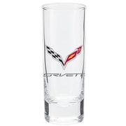 C7 Logo Corvette Premium Cordial Glass,Home & Office