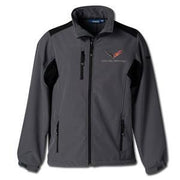 C7 Logo Corvette Reebok Softshell Jacket : Graphite,Apparel