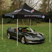 C7 Stingray, Z51 Corvette Canopy/Cover/Shelter Stingray with Crossed Flags,Misc Accesories