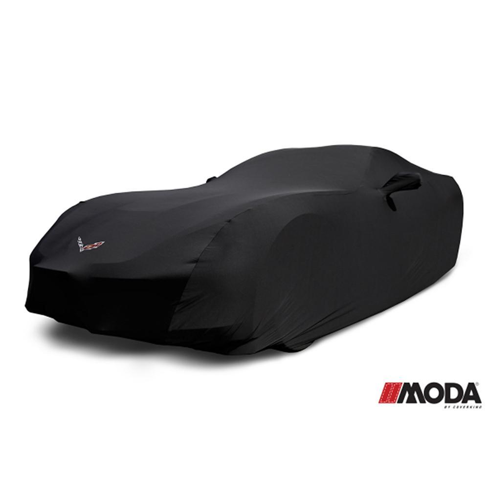 C7 Stingray, Z51, Z06, Grand Sport Corvette Coverking Moda Stretch Satin Car Cover - Black - Indoor,Car Covers