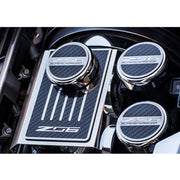 C7 Z06 Corvette Cap Cover Set - Chrome/Brushed/Carbon Fiber,Engine