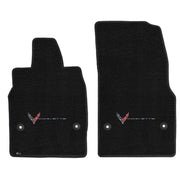 C8 Corvette Floor Mats - Lloyds Mats With Flags and Corvette Combo,Floor Mats