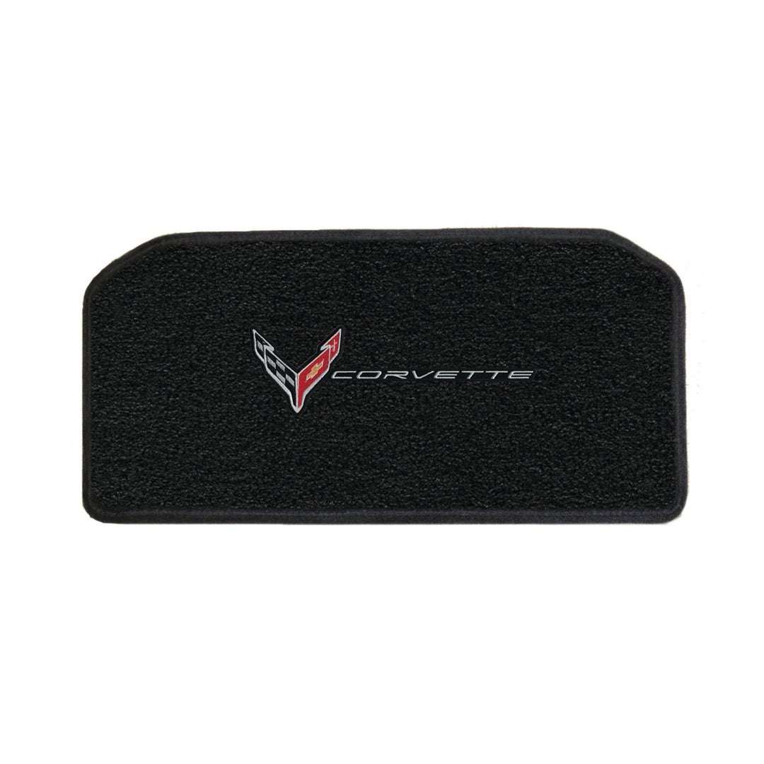 C8 Corvette Front Cargo Mat - Lloyds Mats With Flags and Corvette Combo,Cargo Mats