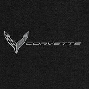 C8 Corvette Front Cargo Mat - Lloyds Mats With Flags and Corvette Combo,Cargo Mats