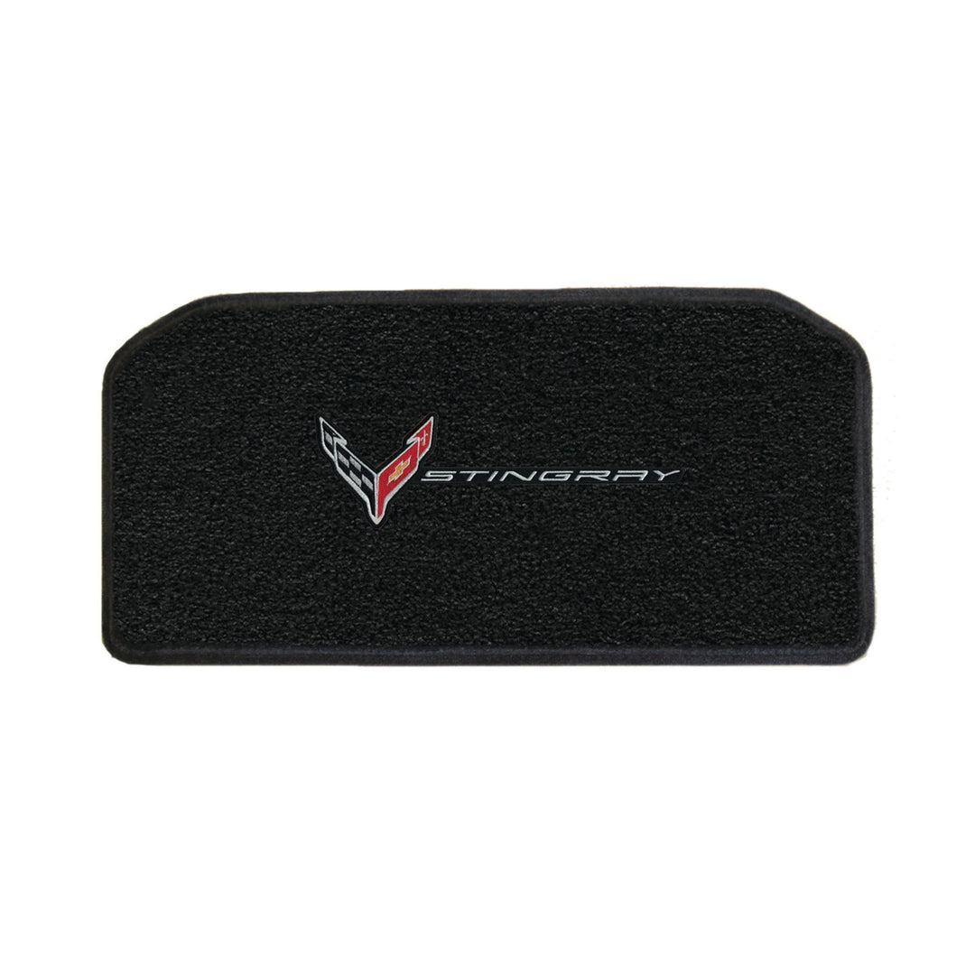 C8 Corvette Front Cargo Mat - Lloyds Mats With Flags and Stingray Combo,Cargo Mats