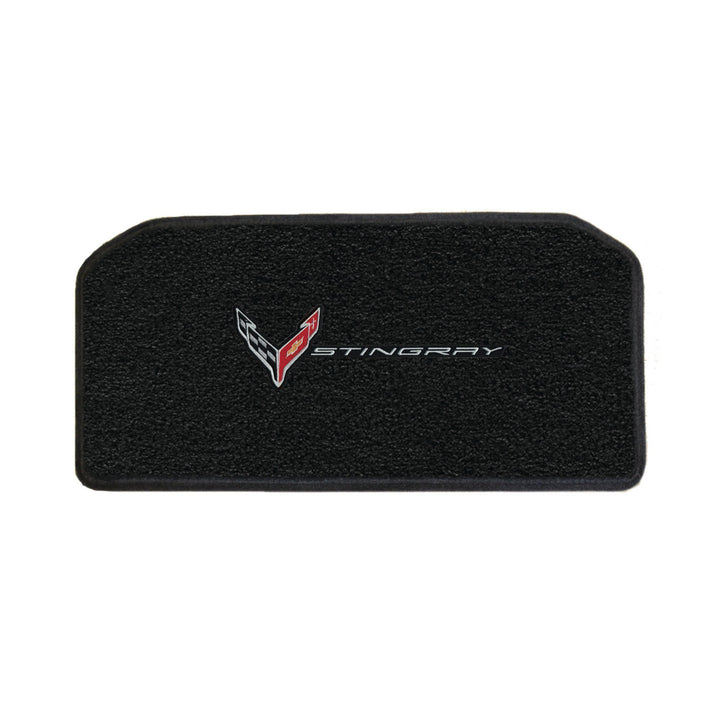 C8 Corvette Front Cargo Mat - Lloyds Mats With Flags and Stingray Combo,Cargo Mats