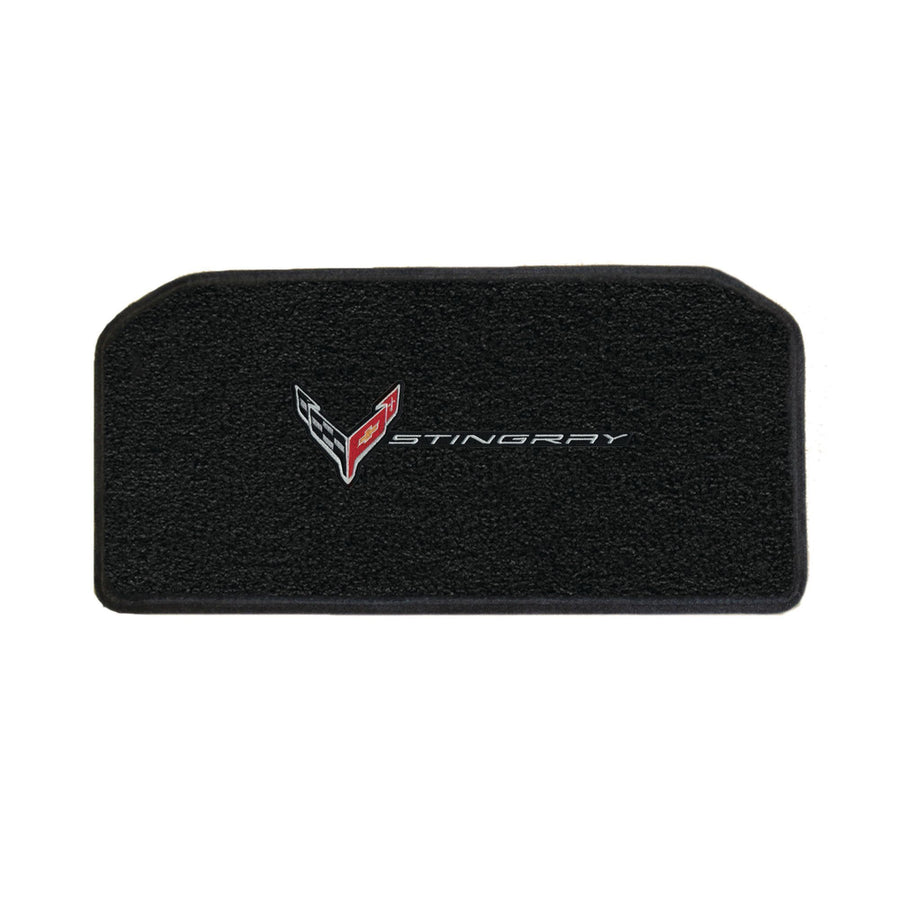 C8 Corvette Front Cargo Mat - Lloyds Mats With Flags and Stingray Combo,Cargo Mats