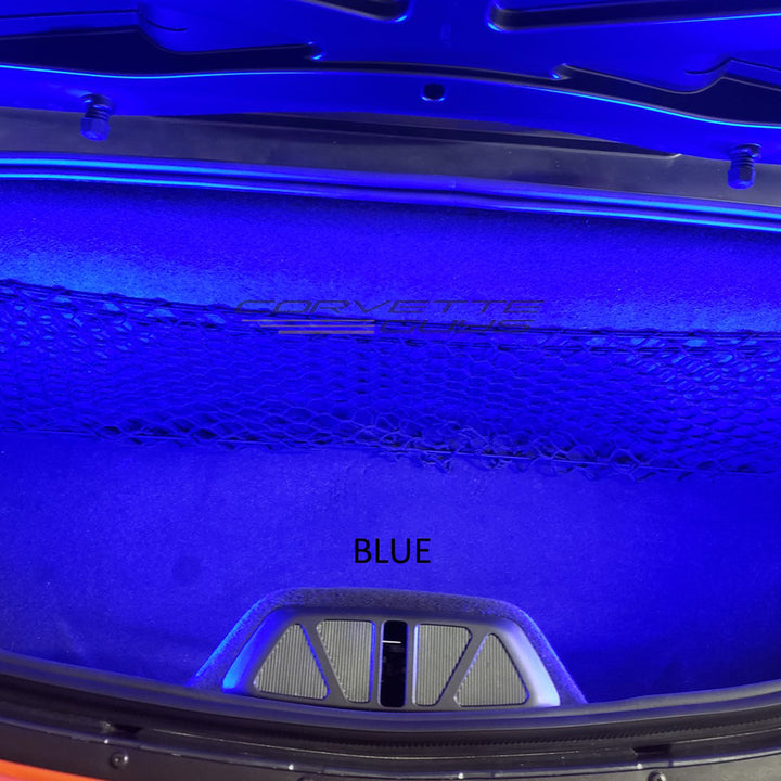 C8 Corvette Front & Rear Trunk LED Lighting Kit,[Blue,Interior Lights