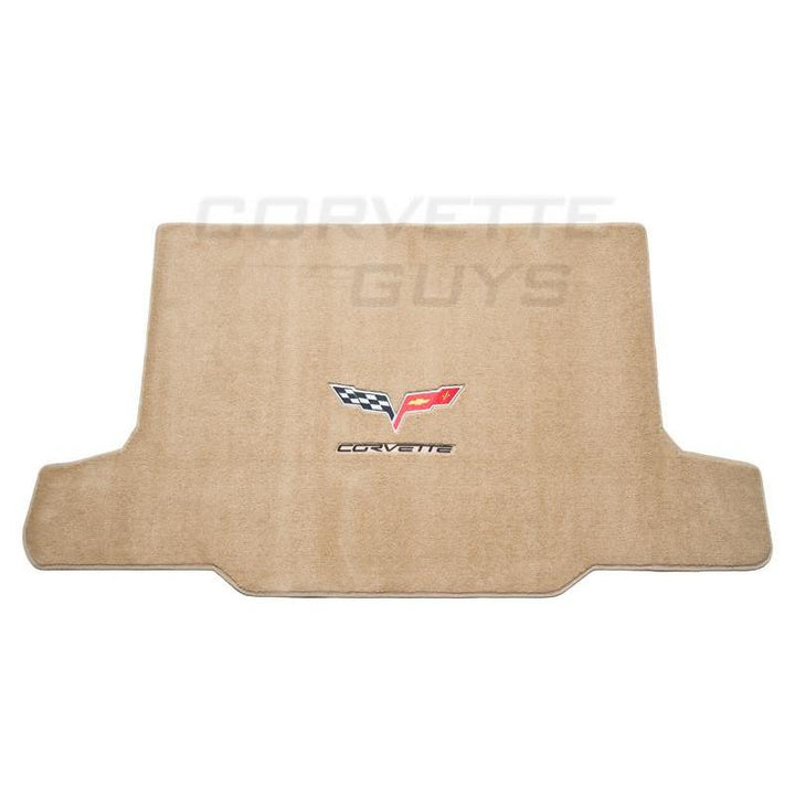 Cashmere w/ Black Lettering Corvette C6 Ultimat Cargo Convt Mat (05+),Interior