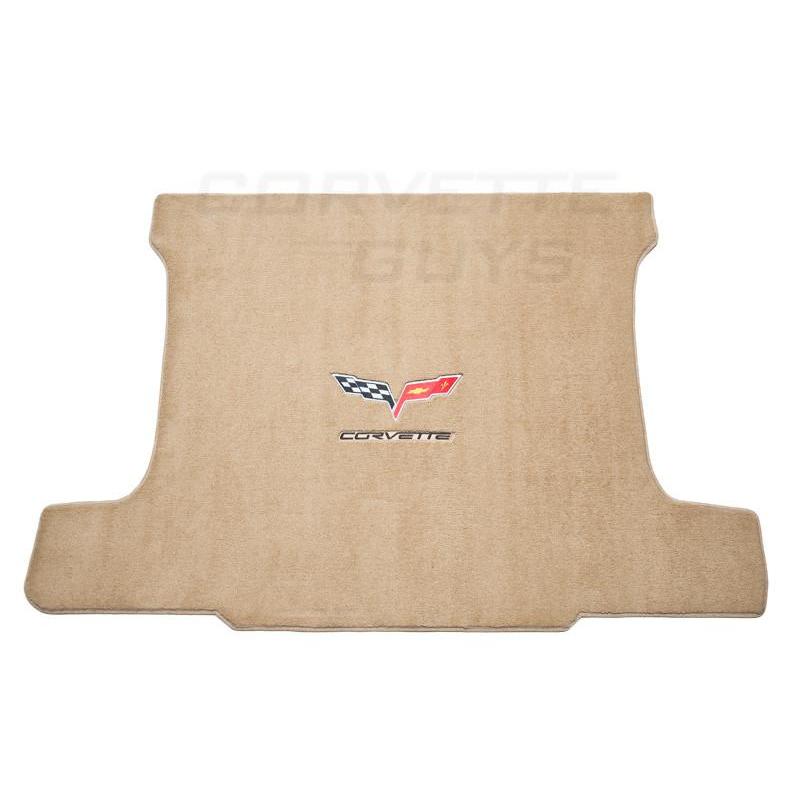 Cashmere w/ Black Lettering Corvette C6 Ultimat Cargo Coupe Mat (05+),Interior
