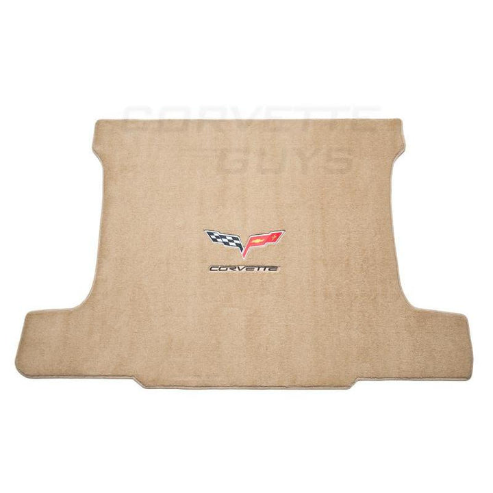 Cashmere w/ Black Lettering Corvette C6 Ultimat Cargo Coupe Mat (05+),Interior