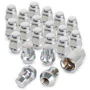 Corvette Lug Nuts with Wheel Locks - Chrome Acorn (Set),Wheel & Tire Parts