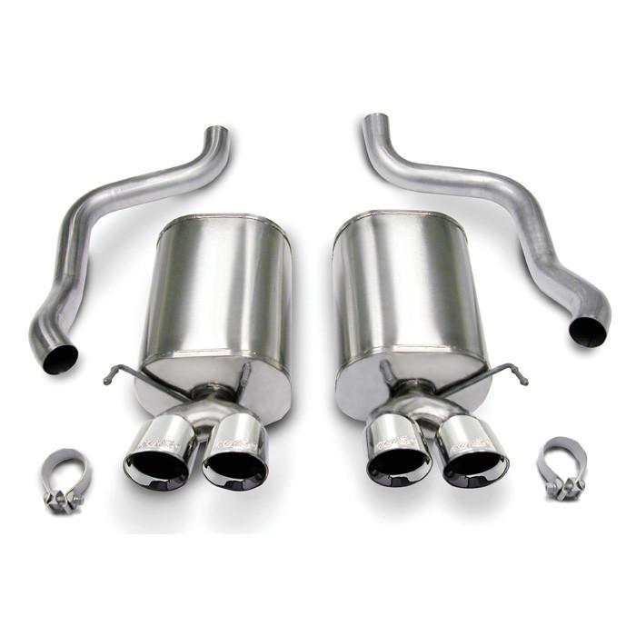 Corsa Corvette Exhaust (14169): Corsa Sport High-Performance Axle-Back Quad Exhaust For 05' – 08' C6,Exhaust