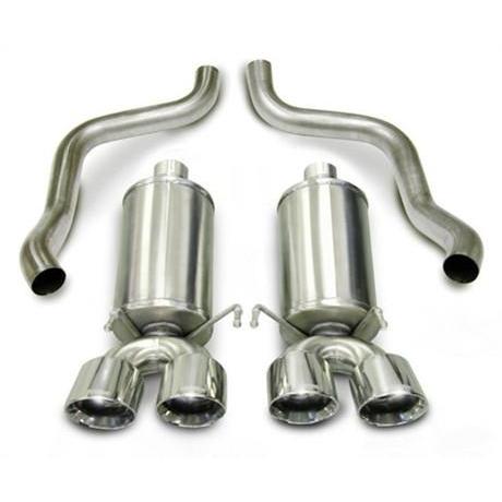 Corsa Corvette Exhaust (14469): Corsa Xtreme High-Performance Axle-Back Quad Exhaust For ’05 – ’08 C6,Exhaust