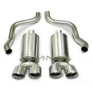 Corsa Corvette Exhaust (14960): Corsa Xtreme High-Performance Axle-Back Quad Exhaust For ’05– ’08 C6,Exhaust