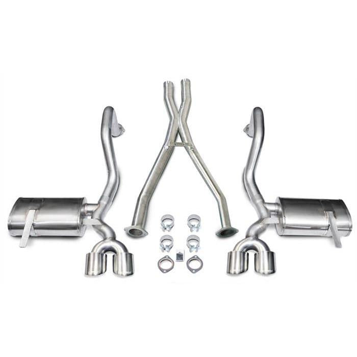 Corsa Corvette Exhaust with X-Pipe (14962): Corsa Xtreme Car High-Performance Axle-Back Quad Exhaust For ’97– ’04 C5/C5 Z06,Exhaust