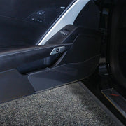 Corvette - Door Kick Panel - Clear Acrylic : C7 Stingray, Z51, Z06, Grand Sport, ZR1,Interior