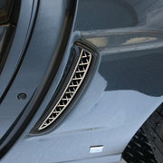 Corvette - Side Vent Grilles - Laser Mesh Stainless Steel : 2006-2013 C6 Z06, Grand Sport & ZR1,Exterior