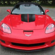 Corvette 60th Heritage Satin Black Stripe Hood Decal 2013,Exterior