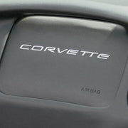 Corvette Air Bag Letters Domed 7.15” x.35” : 1997-2004 C5,Interior