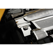 Corvette Alternator Cover - Perforated Stainless Steel : 2005-2013 C6 & Z06,Engine