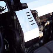 Corvette Alternator Cover - Polished Stainless Steel : 1997-2004 C5 & Z06,Engine
