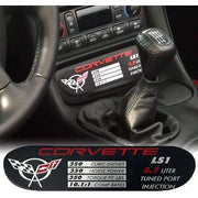 Corvette Ash Tray SPEC ID Plate - 345HP LS1 (97-00 C5),Interior
