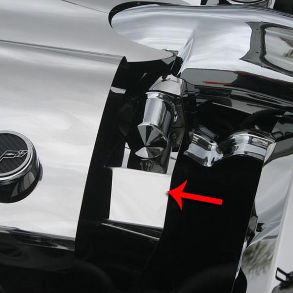 Corvette Belt Tension Cover Stand Alone - Polished Stainless Steel : 2005-2007 C6 LS2,Engine