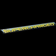 Corvette Billet Chrome Supercharged Badge,Exterior