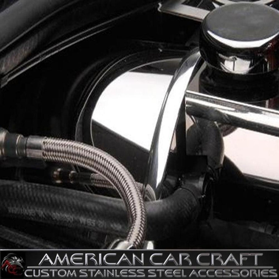 Corvette Brake Booster Cover - Polished Stainless Steel : 1997-2004 C5 & Z06,Engine