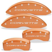 Corvette Brake Caliper Cover Set (4) - Body Color Matched : 2006-2013 C6Z06 & Grand Sport Only with Silver Bolts and Script,Brakes