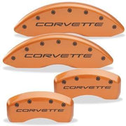 Corvette Brake Caliper Cover Set (4) - Body Color Matched with Black Bolts and Script : 2005-2013 C6 only,Brakes