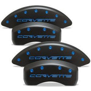 Corvette Brake Caliper Cover Set (4) : 1997-2004 C5 & Z06 - Stealth Black Series - Custom Color Letters,Brakes